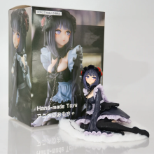 (01 förpackning) 12 cm My Dress-Up Darling Animefigur Black Maid Outfit Kitagawa Marin Actionfigur Shizuku