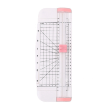 Coupe-papier, coupe-papier portable, outil de scrapbooking de 12 pouces avec règle latérale pour papier artisanal, papier A4 A5 A