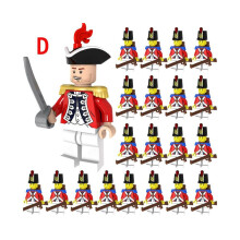 (D) 21 pièces film pirates des caraïbes marine impériale Mini figurine briques modèle ensemble
