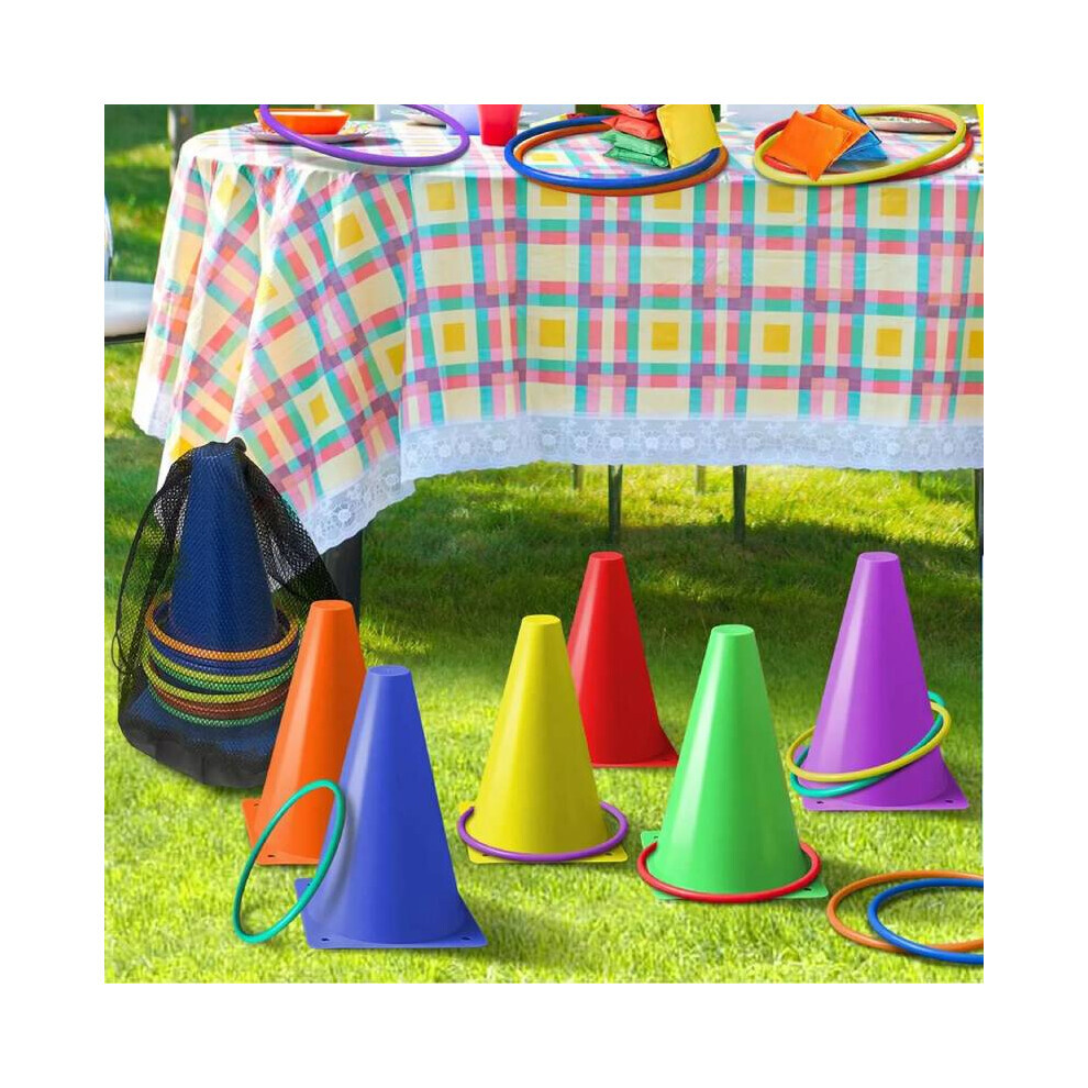 Jouets de lancer de cerceau, jeux de plein air, entraînement interactif Parent-enfant, jouet en plastique
