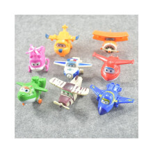 8 pièces Super Wings Mini avions jouets figurines d'action