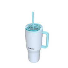 Gobelet isotherme - KAMBUKKA - Rio - 900 ml - Frosty Coconut - Poignée ergonomique