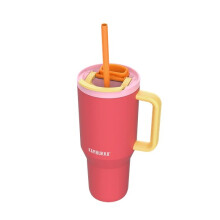 Tasse thermique - KAMBUKKA - Rio - 750 ml - Rose Papaye - Double paroi isotherme