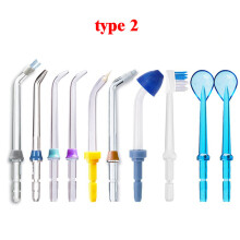 (typ 2) 10 st Waterpulse Waterpik Nicefeel Flycat Jet Tips Ersättningsmunstycken Tandtrådsvatten