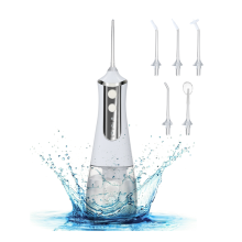 (Vit) Oral Irrigator Tandvattentråd Bärbar Tandvattenstråle 300ML Vattentråd för Tänder