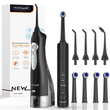 (Set) Vattentandtråd Tänder Bärbar för Tänder/Tandställning USB Oral Irrigator Rengöring IPX7 Vattentät