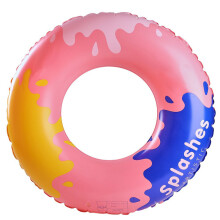 (Rose, NO.80(40-55KG)) et bouée de natation de style éclaboussures d'encre épaissie pour enfants et