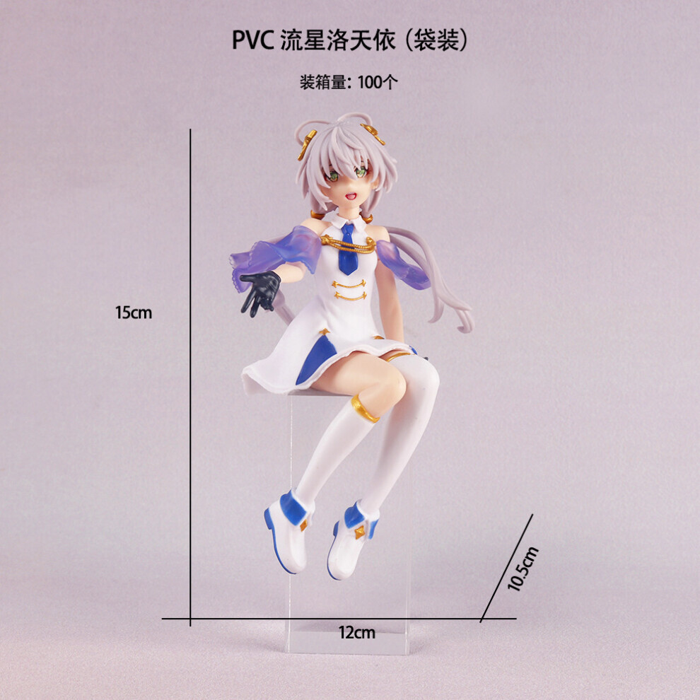 (Blanc) Tianyi Luo jouet poupée Pvc matériel rouge femme de chambre vêtements robe blanche fille cadeau