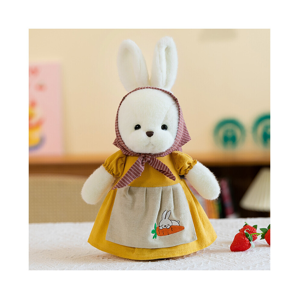 Jouets en peluche lapin de jardin (jaune), poupée de dessin animé, coussins, décoration, cadeaux pour
