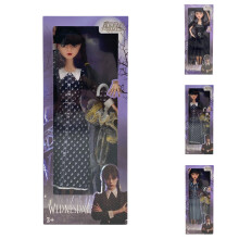 (À pois) Halloween La famille Addams mercredi poupée 11
