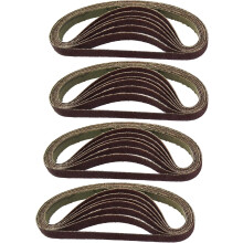 10mm 330 x 10mm Wide Air Finger Belt Sander Power File Detail Sanding + 25 Belts