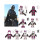 8 pièces Star Wars Nova Corps Clone Troopers figurine blocs de construction Puzzle jouet 6