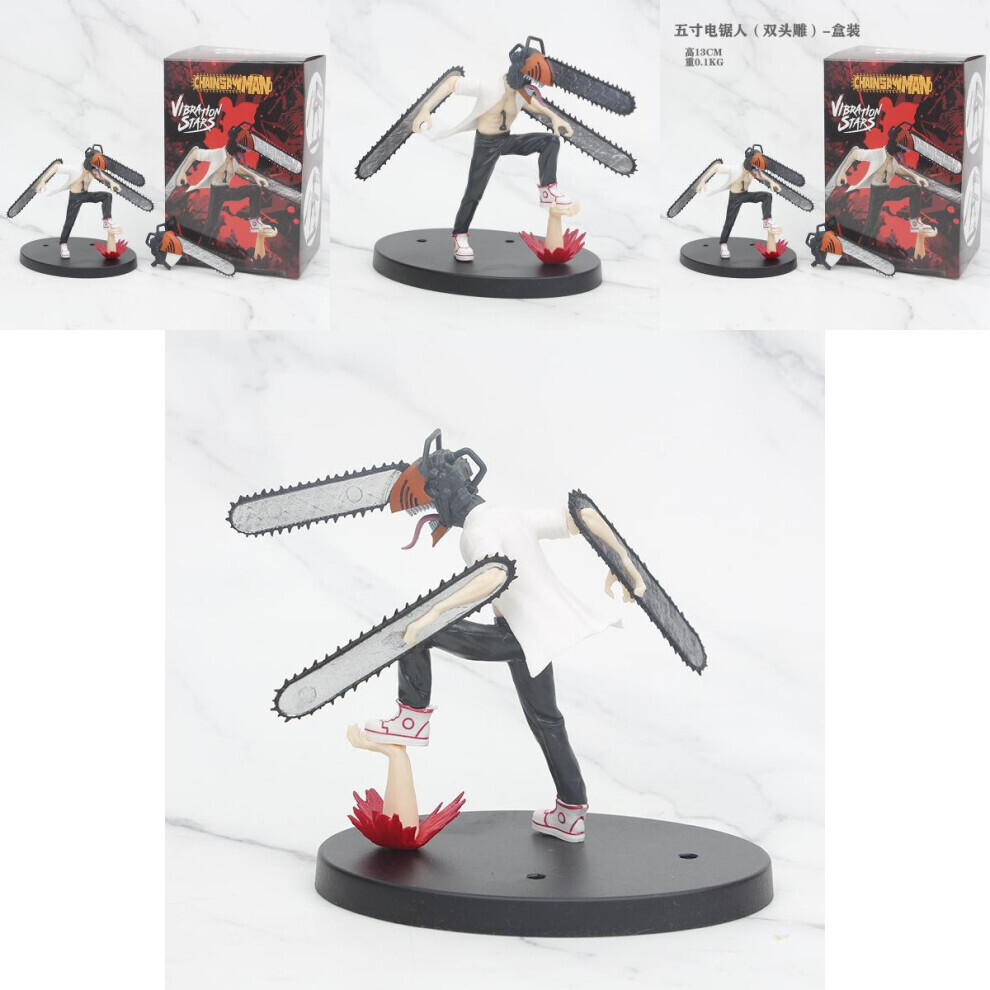 Figurine en PVC Denji de chasseur d'homme à la tronçonneuse conçue de manière complexe pour les amateurs