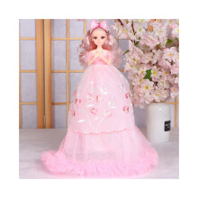 (StyleB) poupée de luxe Barbie coffret cadeau 50 cm Tpr gaze poupée de mariage princesse filles pour