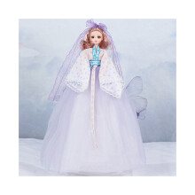 (Violet) jouet de poupée à la mode magnifiquement conçu papillon mariage Barbie filles pour poupée
