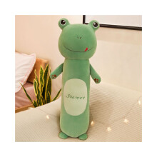 (Grenouille, 55 cm/21,65 pouces) Oreiller de couchage en peluche pour animaux en peluche