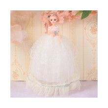 (StyleA) poupée Barbie joli Style dessin animé 22 cm belle robe en dentelle cadeau d'anniversaire Pvc