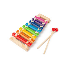 Xylophone en bois pour enfants, Instrument de musique pour enfants, jouets éducatifs arc-en-ciel, cadeau