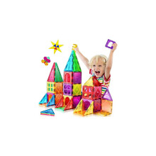 Blocs de Construction magnétiques 3D, carreaux magnétiques colorés pour enfants âgés de 4 à 8 ans, Construction