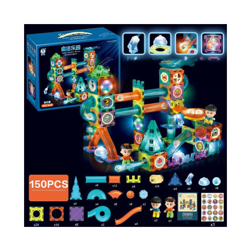 (Lighting-150pcs) blocs de Construction magnétiques Construction jouets éducatifs pour enfants