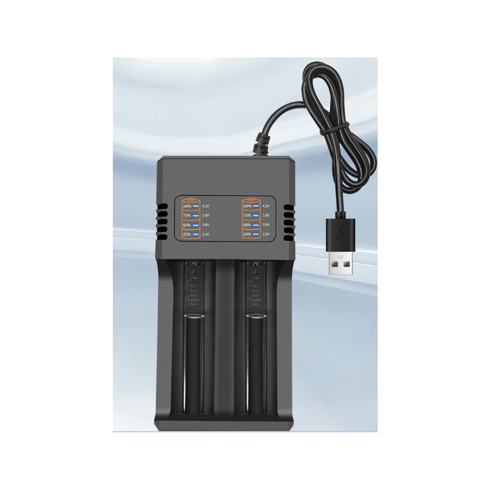 (MS-5DP2, 18650/18350/26650/16340/14500/18500) 18650 Battery Charger For 18350 26650 16340 14500 18500 1/2/4 Slots 18650 Lithium Battery Holder Univer
