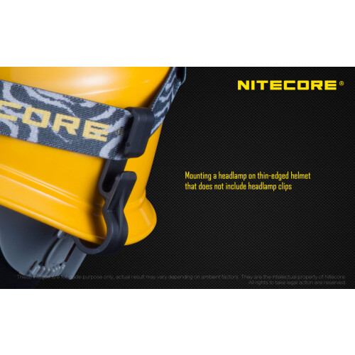Nitecore NHC10 Helmet Clip 1