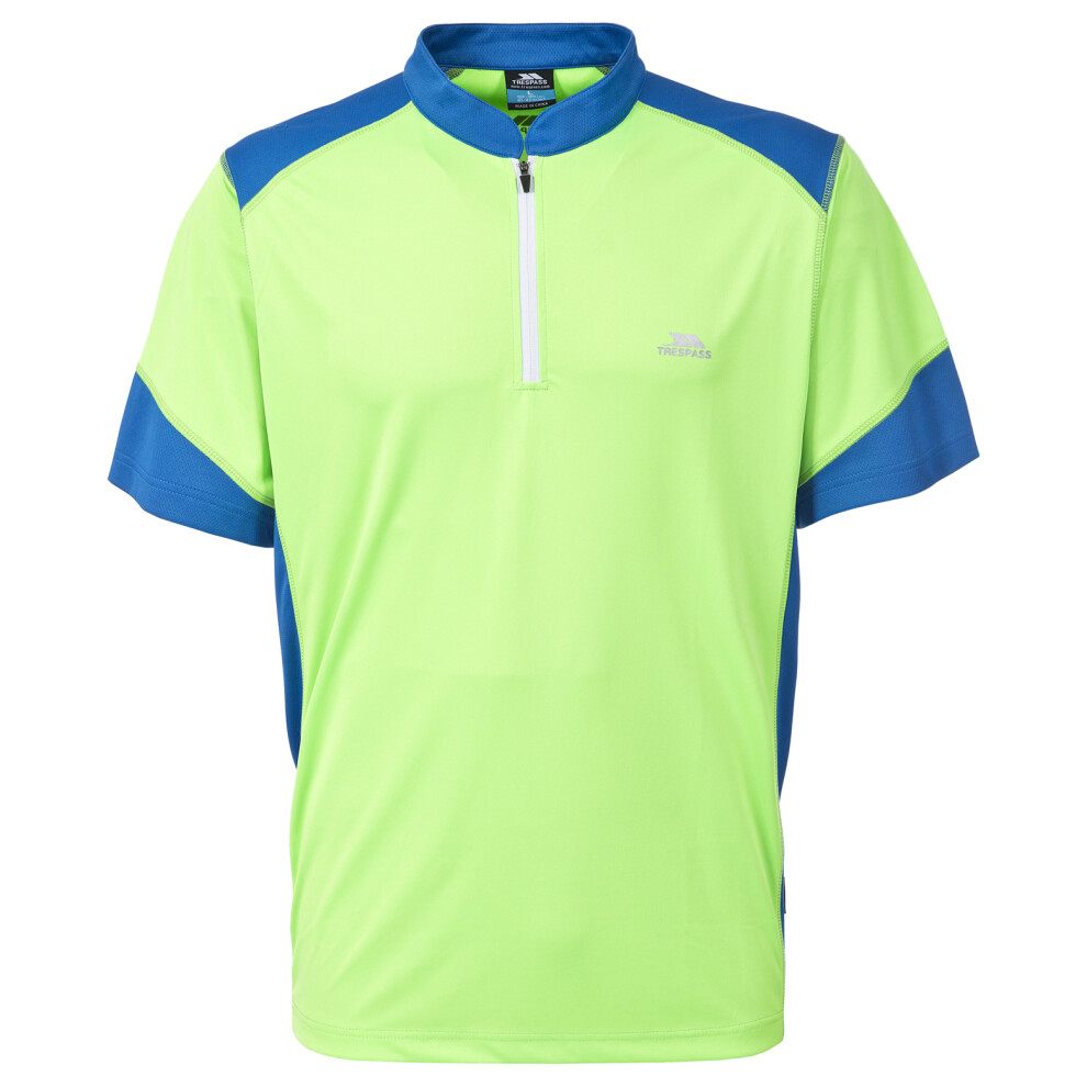 (S, Green Gecko) Trespass Mens Tshirt Short Sleeve Gym Top Dudley