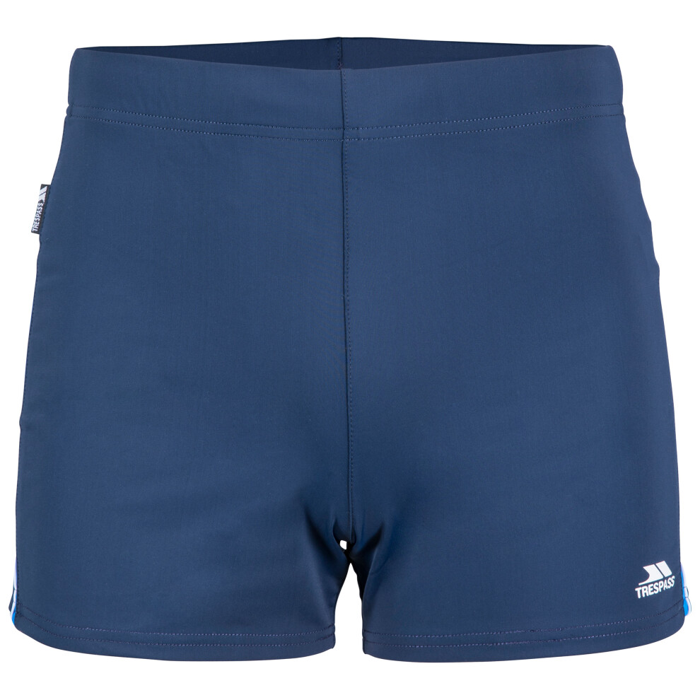 (XS, Navy) Trespass Mens Swim Shorts Pool Beach Tightrope