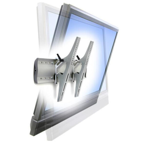 Suporte de mural inclinável - Ergotron - TM - Alumínio - Aço - Prata - 32 polegadas e mais