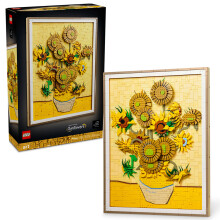 LEGO Art 31215 Vincent van Gogh – De Zonnebloemen - Muurdecoratie, Bouwset voor volwassenen