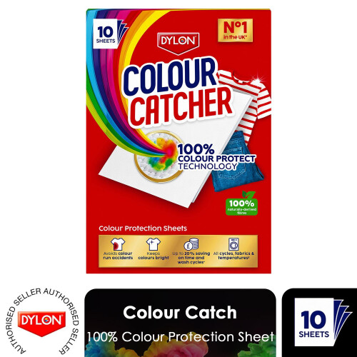 Colour Catcher Colour Protection Laundry Sheets to Prevent Colour Run, 10 Sheets