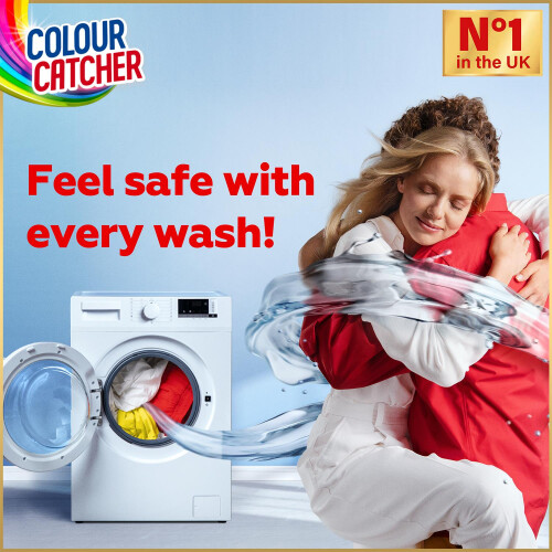 Colour Catcher Colour Protection Laundry Sheets to Prevent Colour Run, 80 Sheets 2