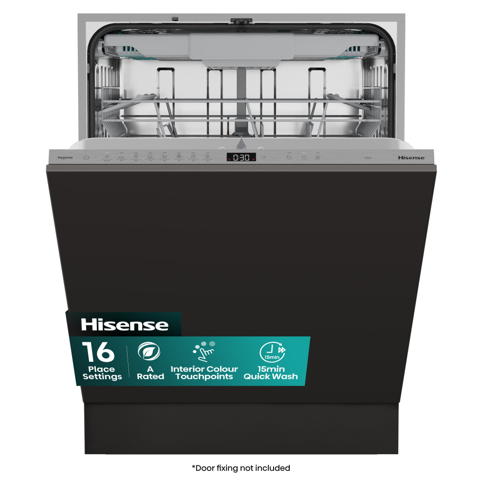 Hisense HV663A60UK dishwasher Fully built-in 16 place settings A