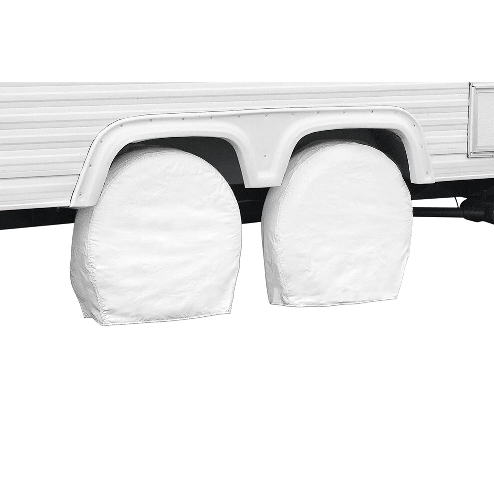 Housse de roue de camping-car Classic Accessories 76240, en vinyle robuste, universelle, en polyester, pour camping-car, caravane ...