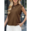 Women Summer Casual Tank Coffee M 5