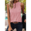 Women'S Solid Color V-Neck Sleeveless Top Pink L 5