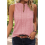 Women'S Solid Color V-Neck Sleeveless Top Pink M 6