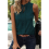 Women'S Solid Color V-Neck Sleeveless Top Dark Green M 5