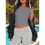 Womens Summer Tank Tops Gray L 11
