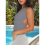 Womens Summer Tank Tops Gray S 1