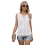 Women'S Sleeveless Vest White XXL 1