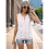 Women'S Sleeveless Vest White XXL 6