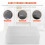 10Pcs Box Trading Card Case Storage Organizer Clear Plastic for Gaming Cards 6