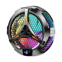 X42 Tablet Radiator Cooler RGB Colorful Lighting 10cm Magnetic Semiconductor Cooling Fan for