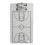 Board Dry Erase Coaching Double Sided Design Strategy Whiteboard for Basketball 5