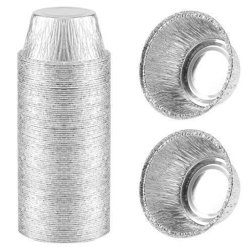 Aluminum Foil Ramekin Paper Cup 150 Pack Disposable Baking 2