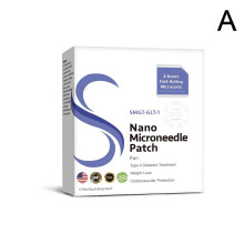 (blue) 12pcs Nano Mocroneedle Patch For Body Slimming Health