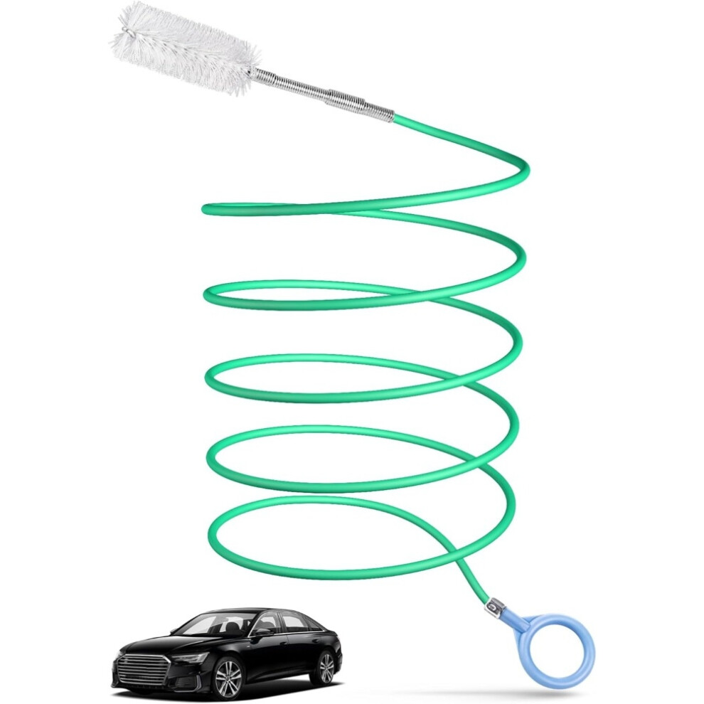 Car Sunroof Drain Tool Long Flexible Nylon Brush For Car Sunroof Windshield Wiper Tank Drain Unclog Remove Clogs Door Drain Pipe 6180519021858
