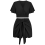Súprava top a šortiek Black XL 6