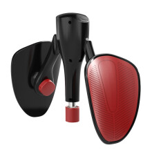 (Vermilion) Pelvic Floor Exerciser Men Women Kegel Training Device Inner Thigh Exerciser Leg Hip Trainer Home Gym Fitness Equipment